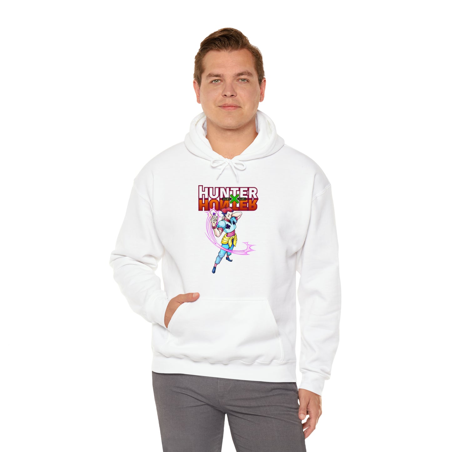 3MLLC | Hisoka Hunter x Hunter Anime Manga Unisex Heavy Blend™ Hooded Sweatshirt