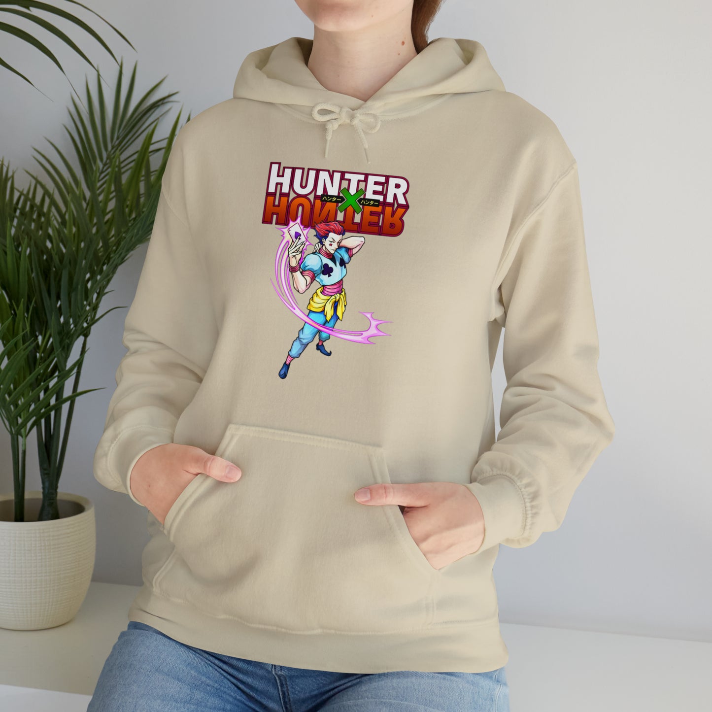 3MLLC | Hisoka Hunter x Hunter Anime Manga Unisex Heavy Blend™ Hooded Sweatshirt