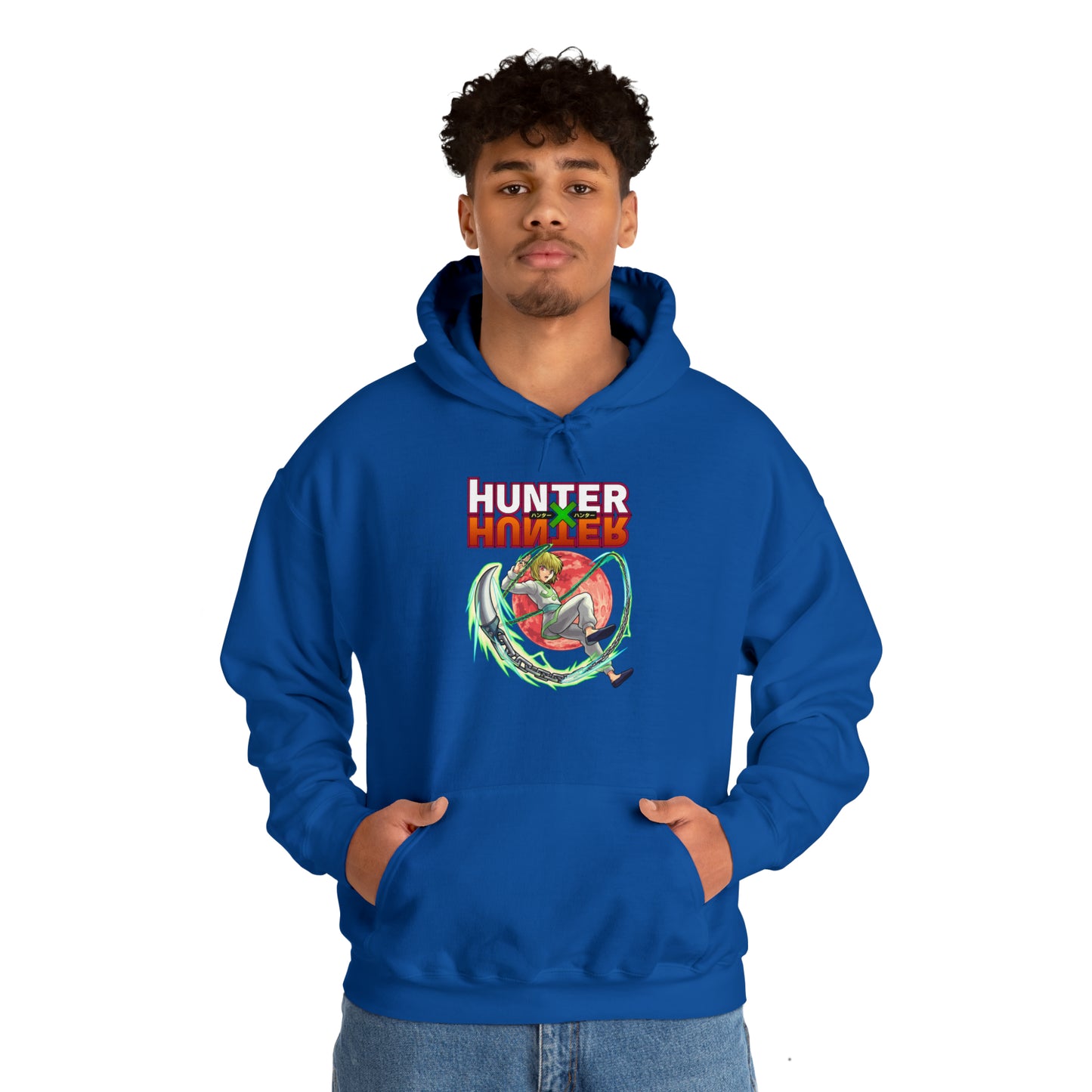 3MLLC | Kurapika Hunter X Hunter Anime Manga Hoodie Unisex Heavy Blend™ Hooded Sweatshirt