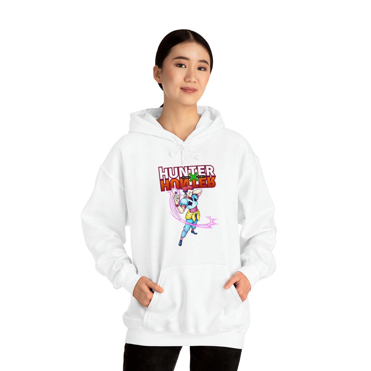 3MLLC | Hisoka Hunter x Hunter Anime Manga Unisex Heavy Blend™ Hooded Sweatshirt