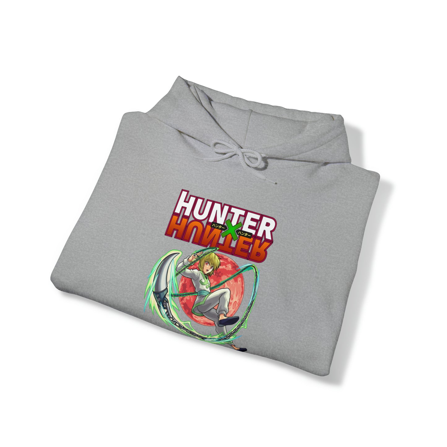 3MLLC | Kurapika Hunter X Hunter Anime Manga Hoodie Unisex Heavy Blend™ Hooded Sweatshirt