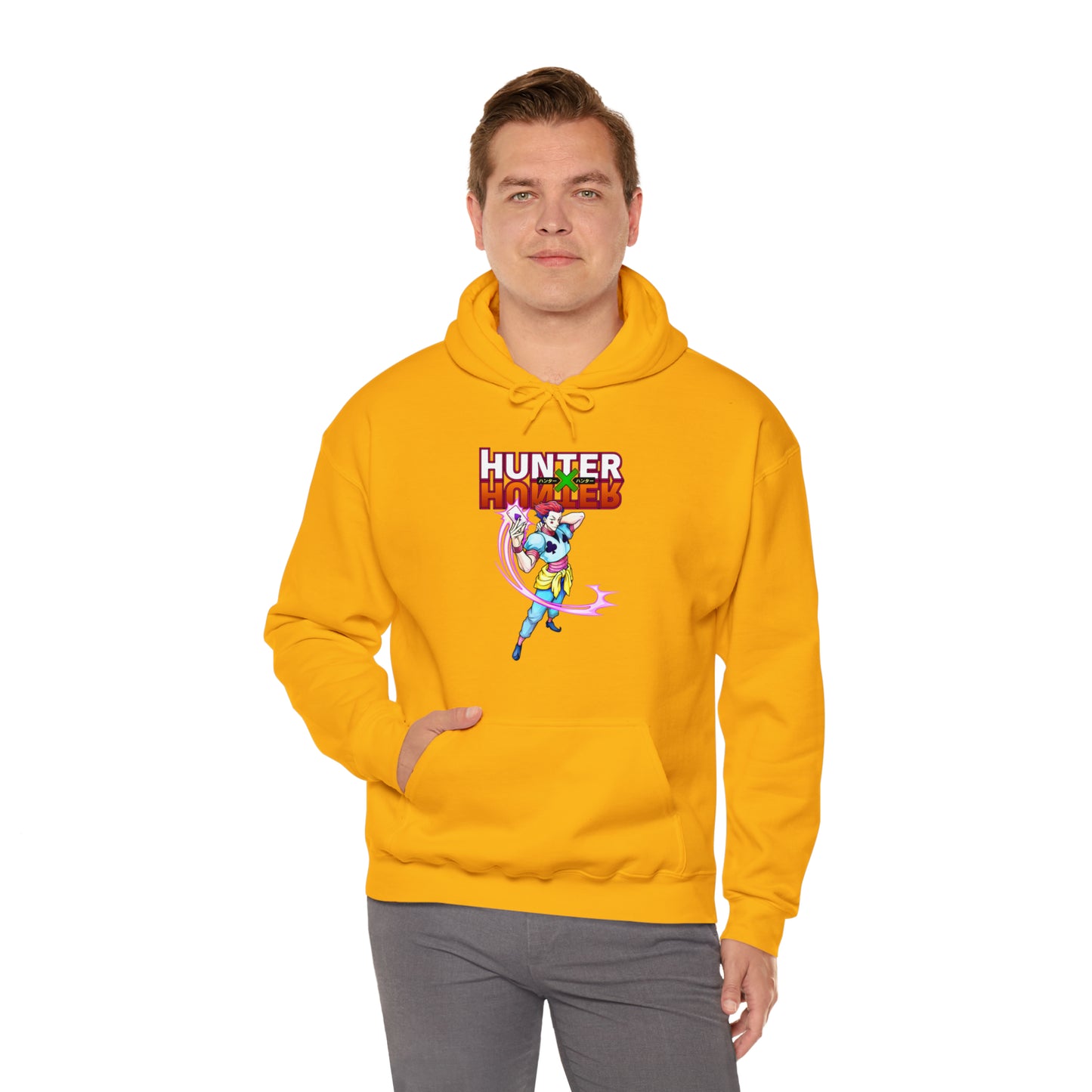 3MLLC | Hisoka Hunter x Hunter Anime Manga Unisex Heavy Blend™ Hooded Sweatshirt