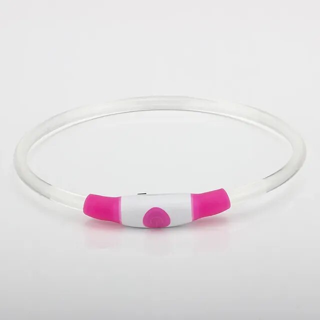 Dog Collar Usb Charge Luminous Collar Luminous Pet Collar Led Dog Collar Pet Accessories Collar Perro светящийся ошейник