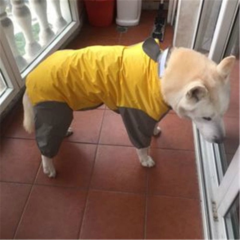 Dog Raincoat Waterproof Jumpsuit Rain Coat