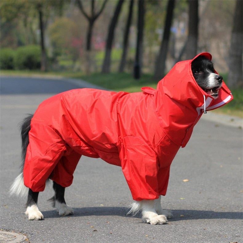 Dog Raincoat Waterproof Jumpsuit Rain Coat