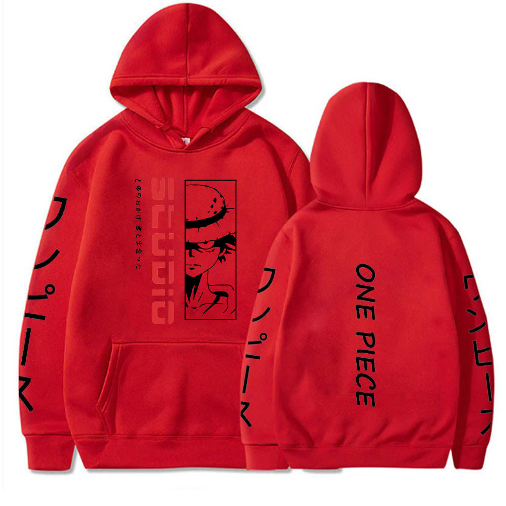 Once Piece Anime Hoodie with Back Design