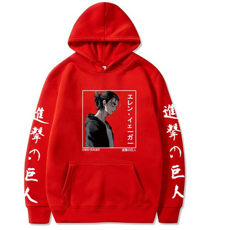 Eren Yeager Attack On Titan Anime Manga Hoodie