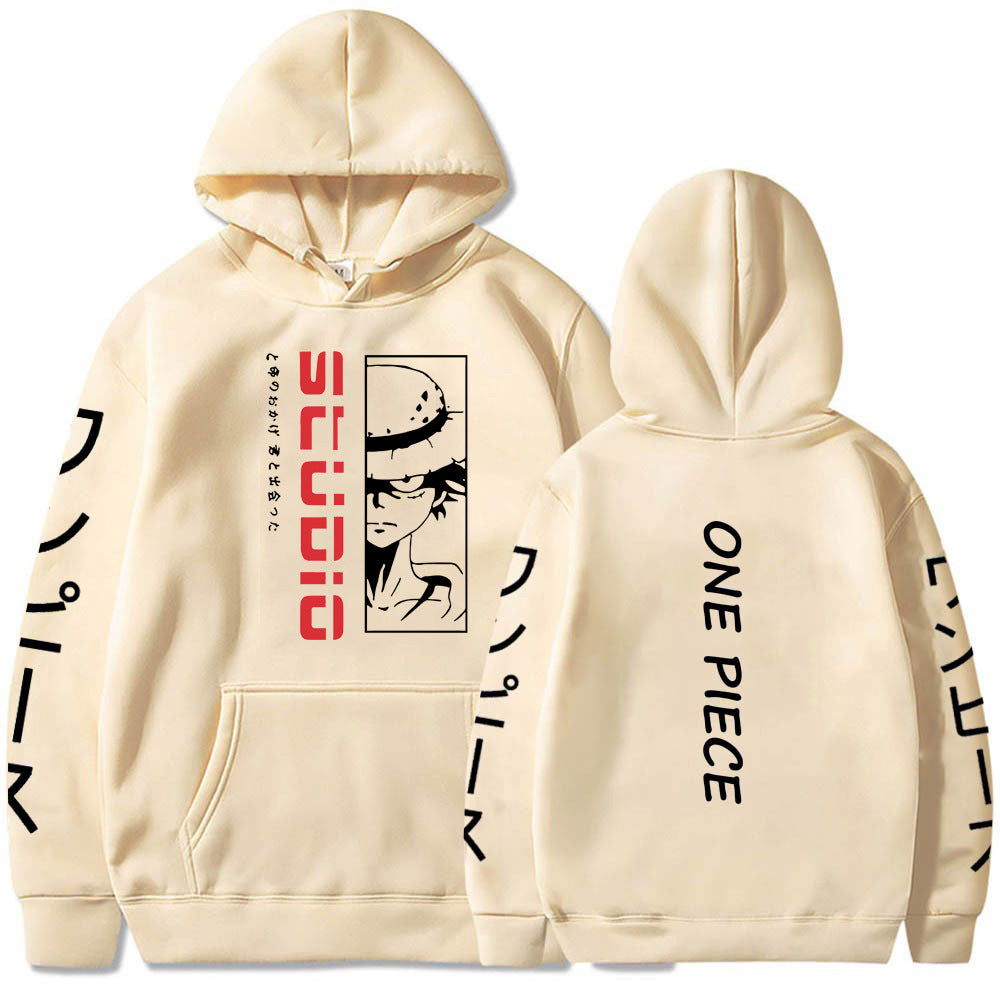 Once Piece Anime Hoodie with Back Design