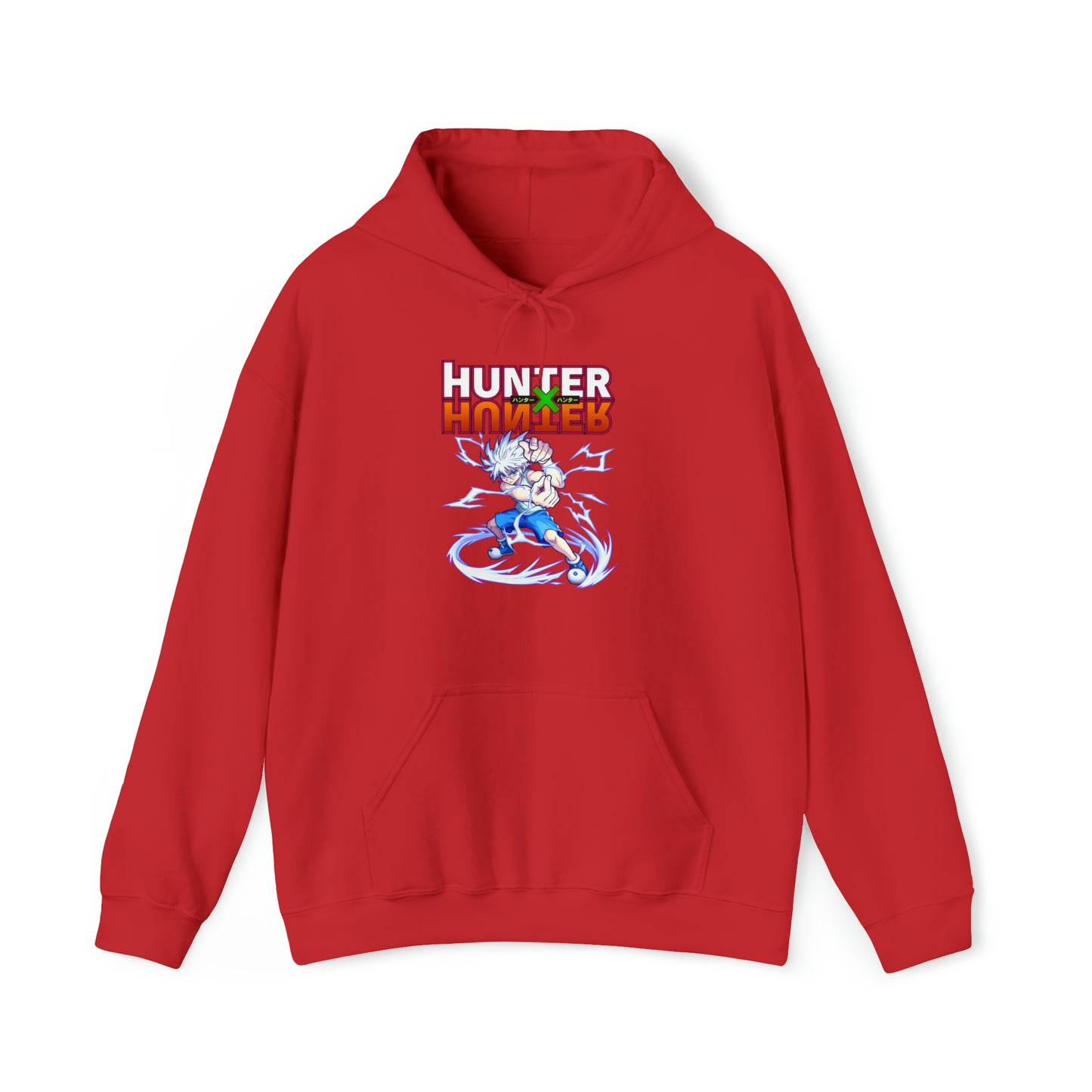 3MLLC | Killua Zoldyck Hunter X Hunter Anime Manga Hoodie Unisex Heavy Blend™ Hooded Sweatshirt