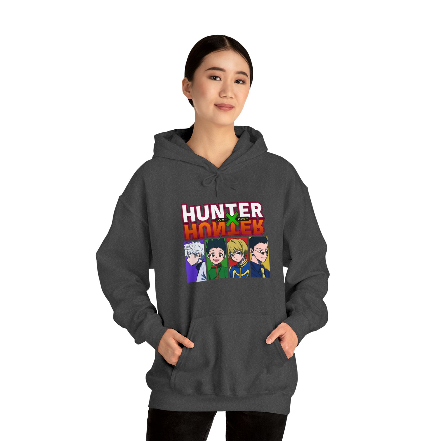 3MLLC | Hunter X Hunter Killua Gon Kurapika Leorio Anime Manga Hoodie Unisex Heavy Blend™ Hooded Sweatshirt