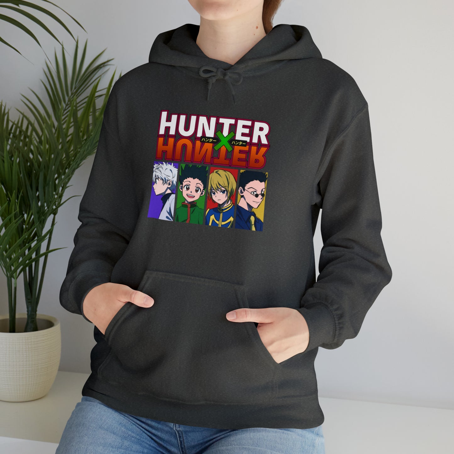 3MLLC | Hunter X Hunter Killua Gon Kurapika Leorio Anime Manga Hoodie Unisex Heavy Blend™ Hooded Sweatshirt