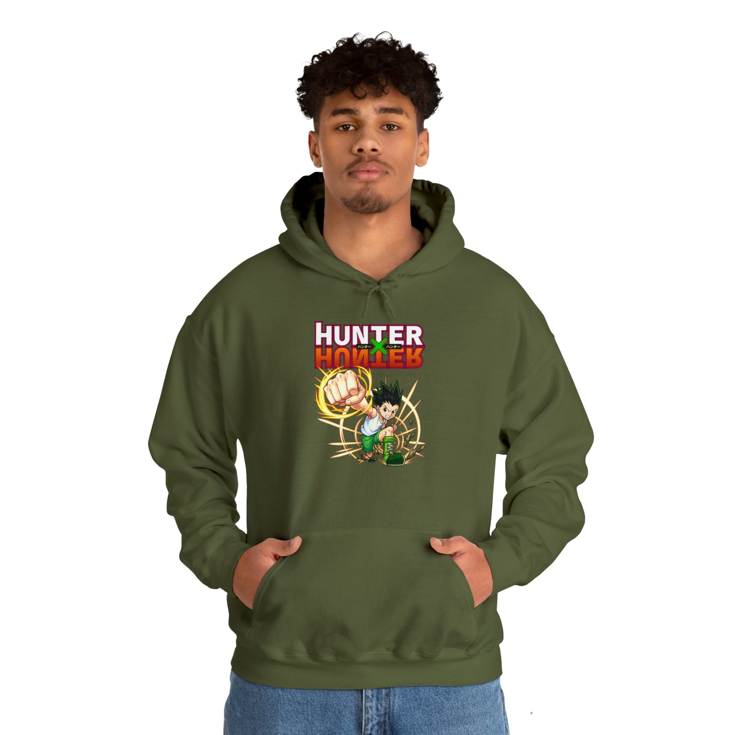 3MLLC | Hunter X Hunter Gon Anime Manga Hoodie Unisex Heavy Blend™ Hooded Sweatshirt