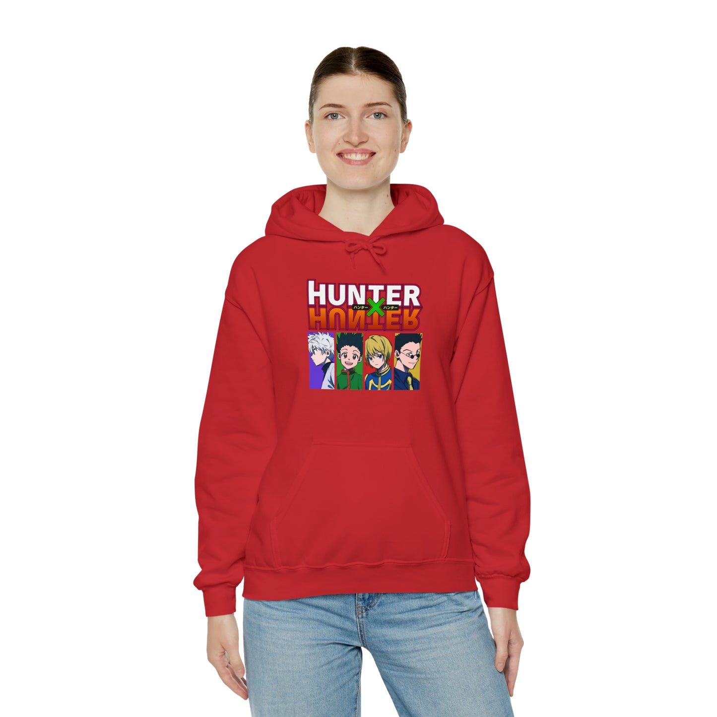 3MLLC | Hunter X Hunter Killua Gon Kurapika Leorio Anime Manga Hoodie Unisex Heavy Blend™ Hooded Sweatshirt