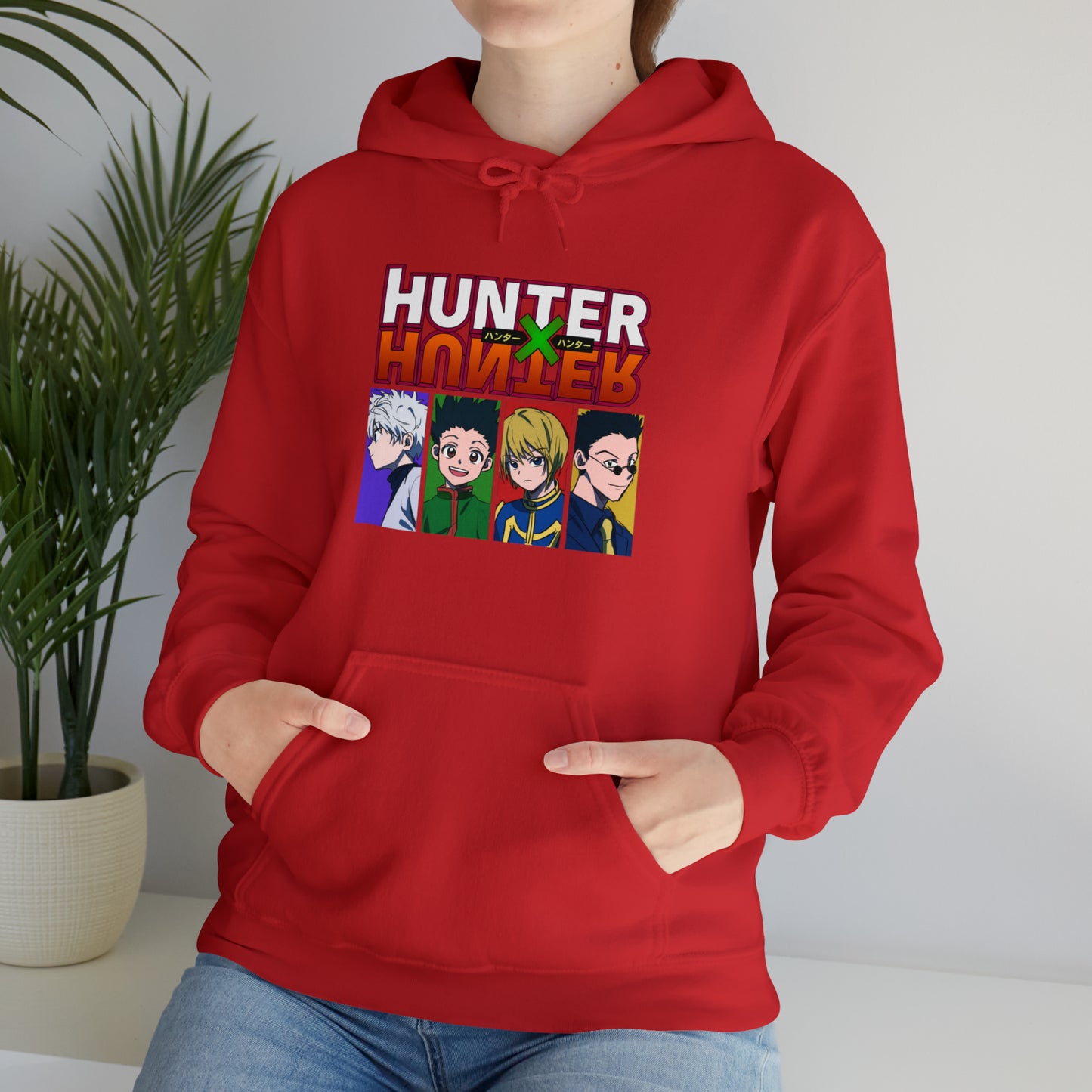 3MLLC | Hunter X Hunter Killua Gon Kurapika Leorio Anime Manga Hoodie Unisex Heavy Blend™ Hooded Sweatshirt