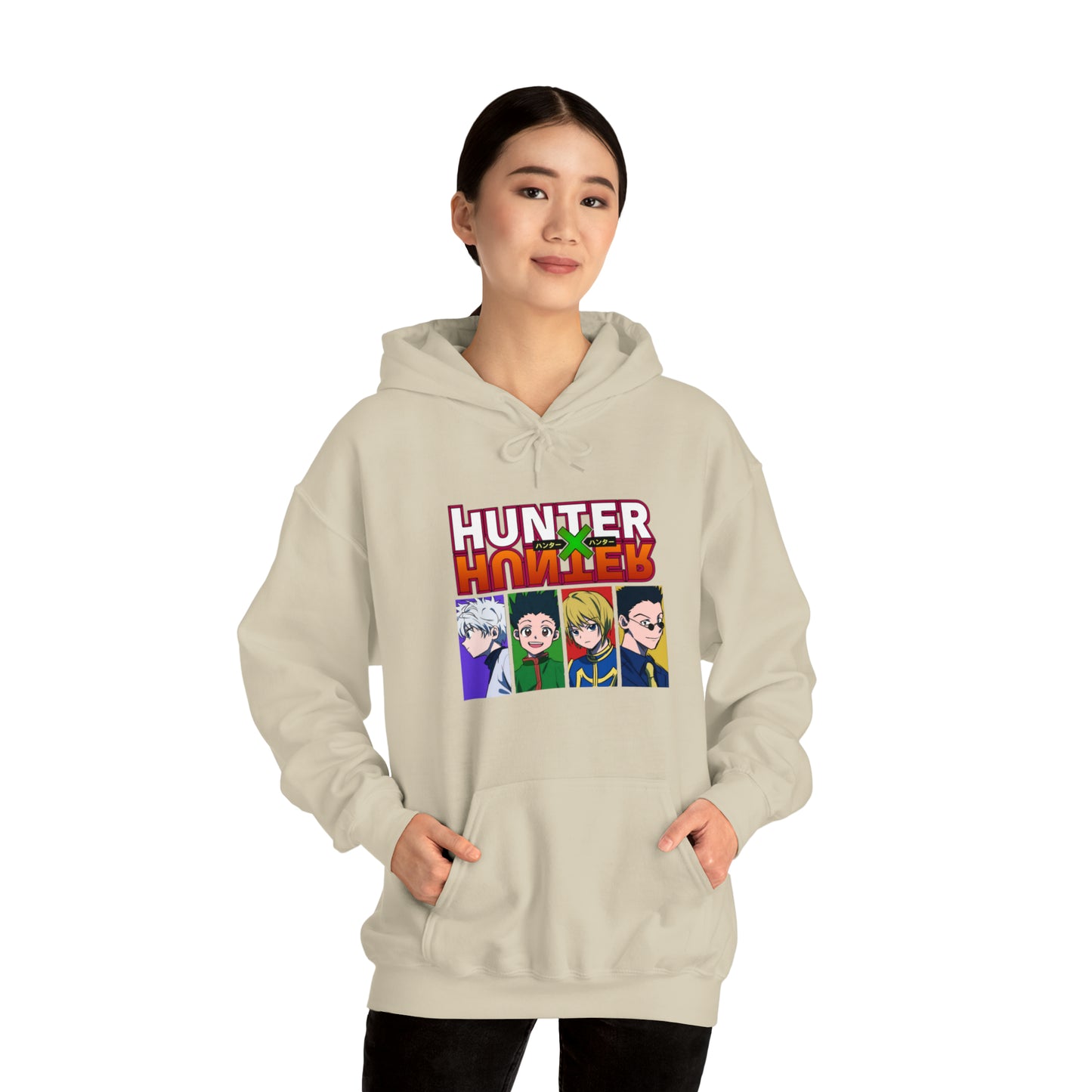 3MLLC | Hunter X Hunter Killua Gon Kurapika Leorio Anime Manga Hoodie Unisex Heavy Blend™ Hooded Sweatshirt