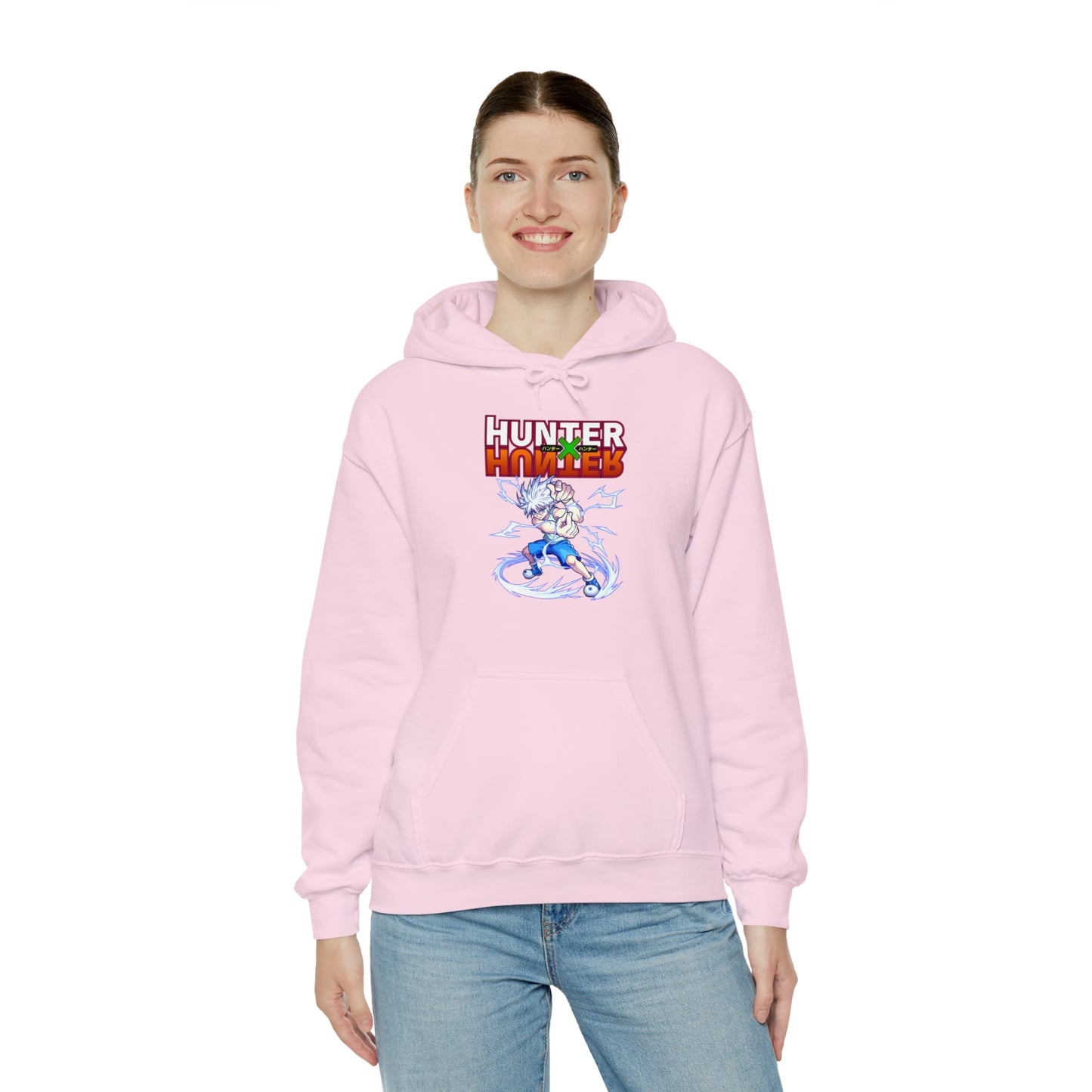 3MLLC | Killua Zoldyck Hunter X Hunter Anime Manga Hoodie Unisex Heavy Blend™ Hooded Sweatshirt