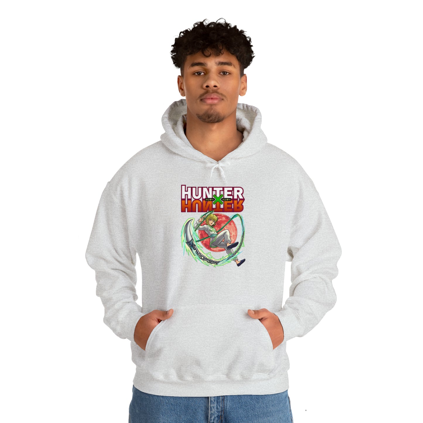 3MLLC | Kurapika Hunter X Hunter Anime Manga Hoodie Unisex Heavy Blend™ Hooded Sweatshirt