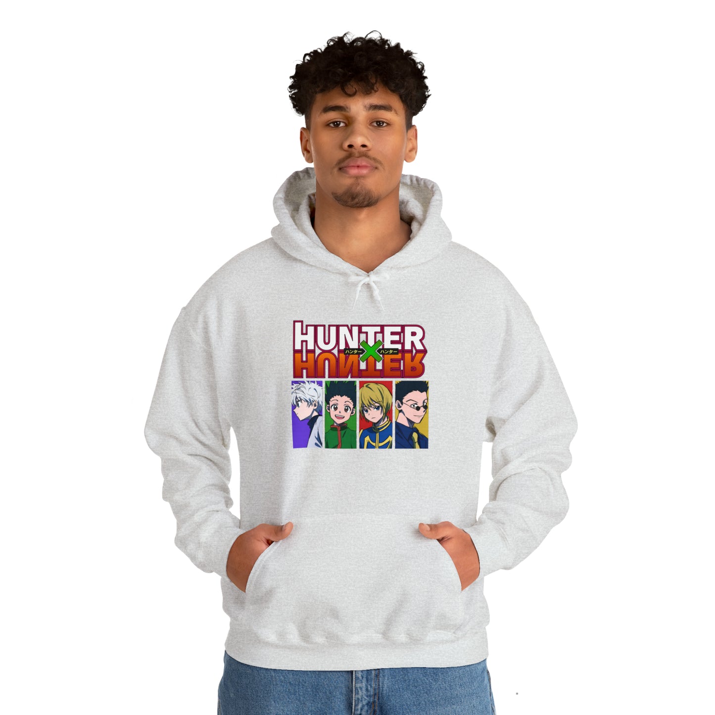 3MLLC | Hunter X Hunter Killua Gon Kurapika Leorio Anime Manga Hoodie Unisex Heavy Blend™ Hooded Sweatshirt