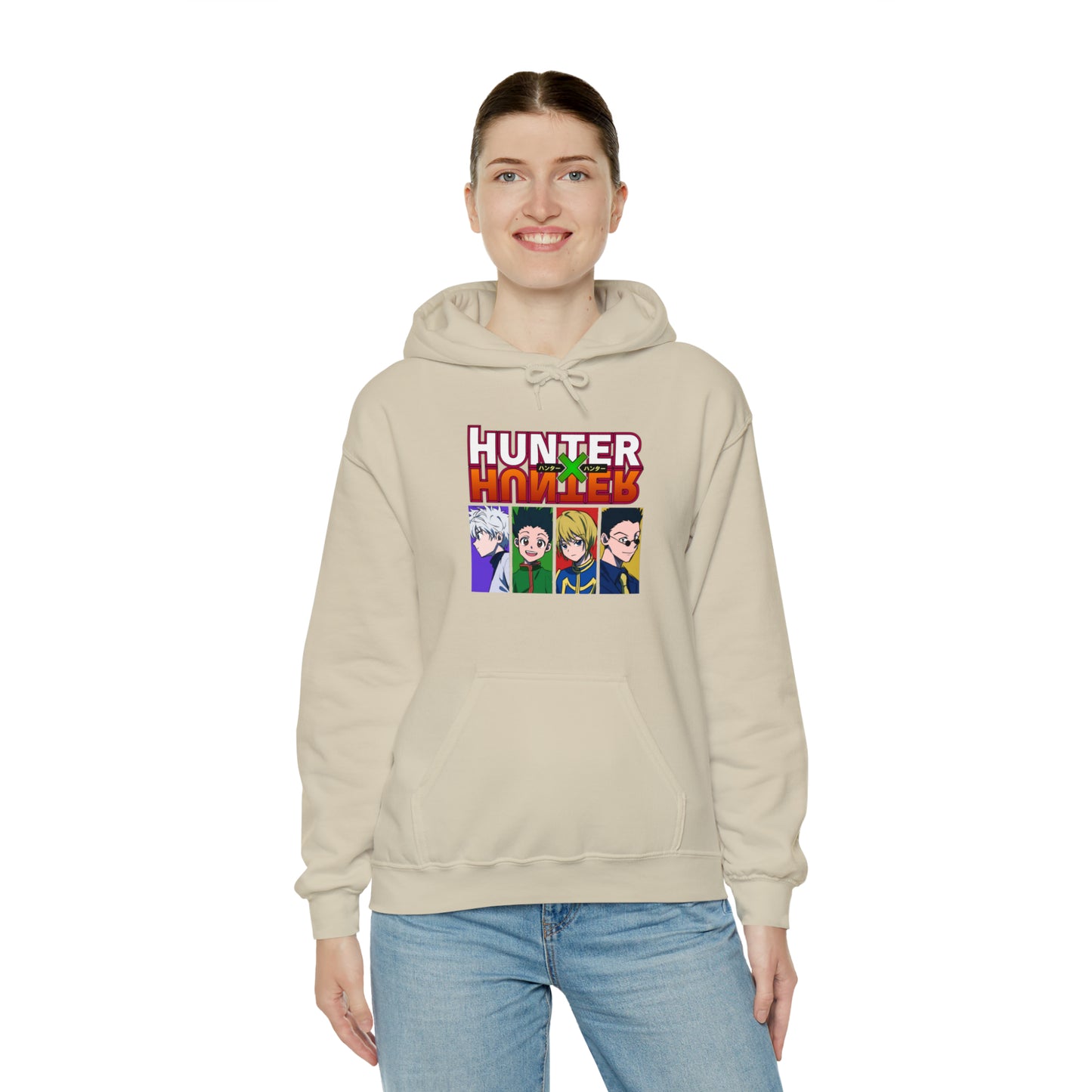 3MLLC | Hunter X Hunter Killua Gon Kurapika Leorio Anime Manga Hoodie Unisex Heavy Blend™ Hooded Sweatshirt