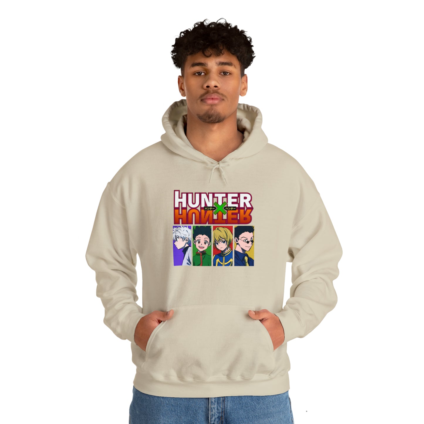 3MLLC | Hunter X Hunter Killua Gon Kurapika Leorio Anime Manga Hoodie Unisex Heavy Blend™ Hooded Sweatshirt