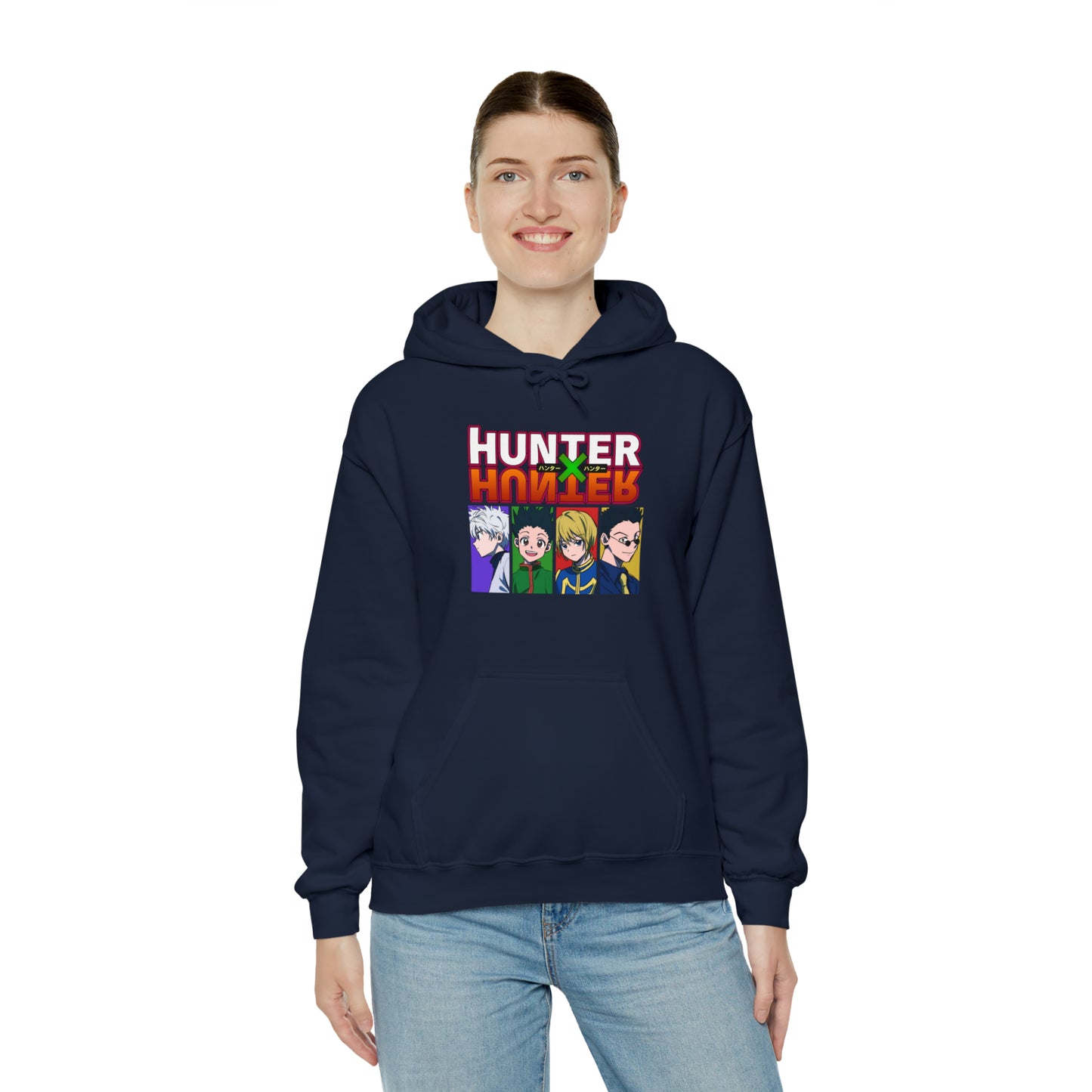 3MLLC | Hunter X Hunter Killua Gon Kurapika Leorio Anime Manga Hoodie Unisex Heavy Blend™ Hooded Sweatshirt