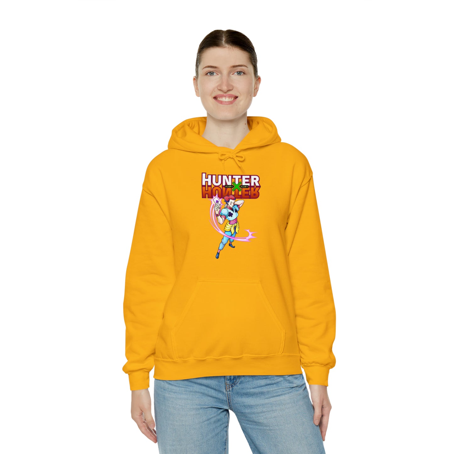 3MLLC | Hisoka Hunter x Hunter Anime Manga Unisex Heavy Blend™ Hooded Sweatshirt
