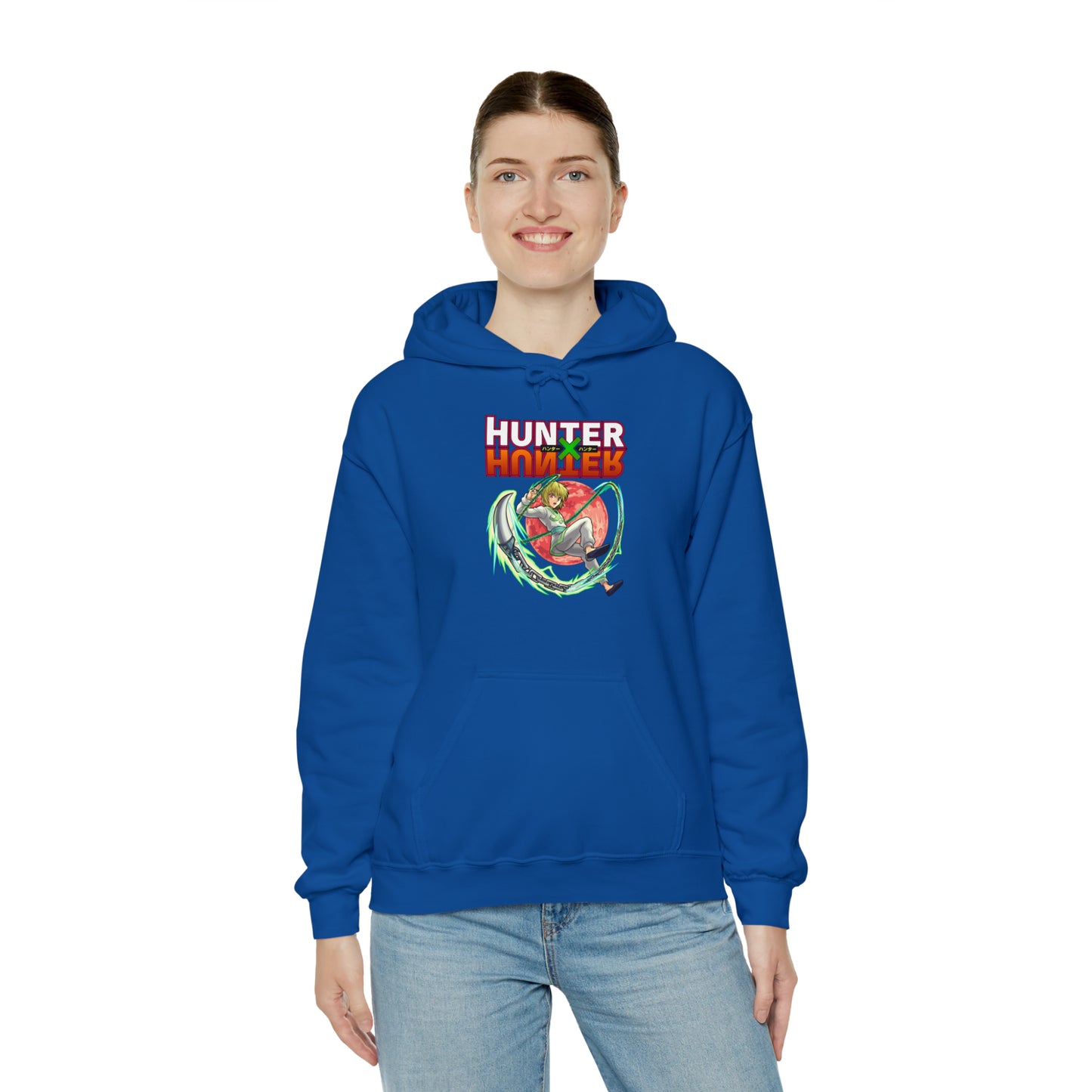 3MLLC | Kurapika Hunter X Hunter Anime Manga Hoodie Unisex Heavy Blend™ Hooded Sweatshirt
