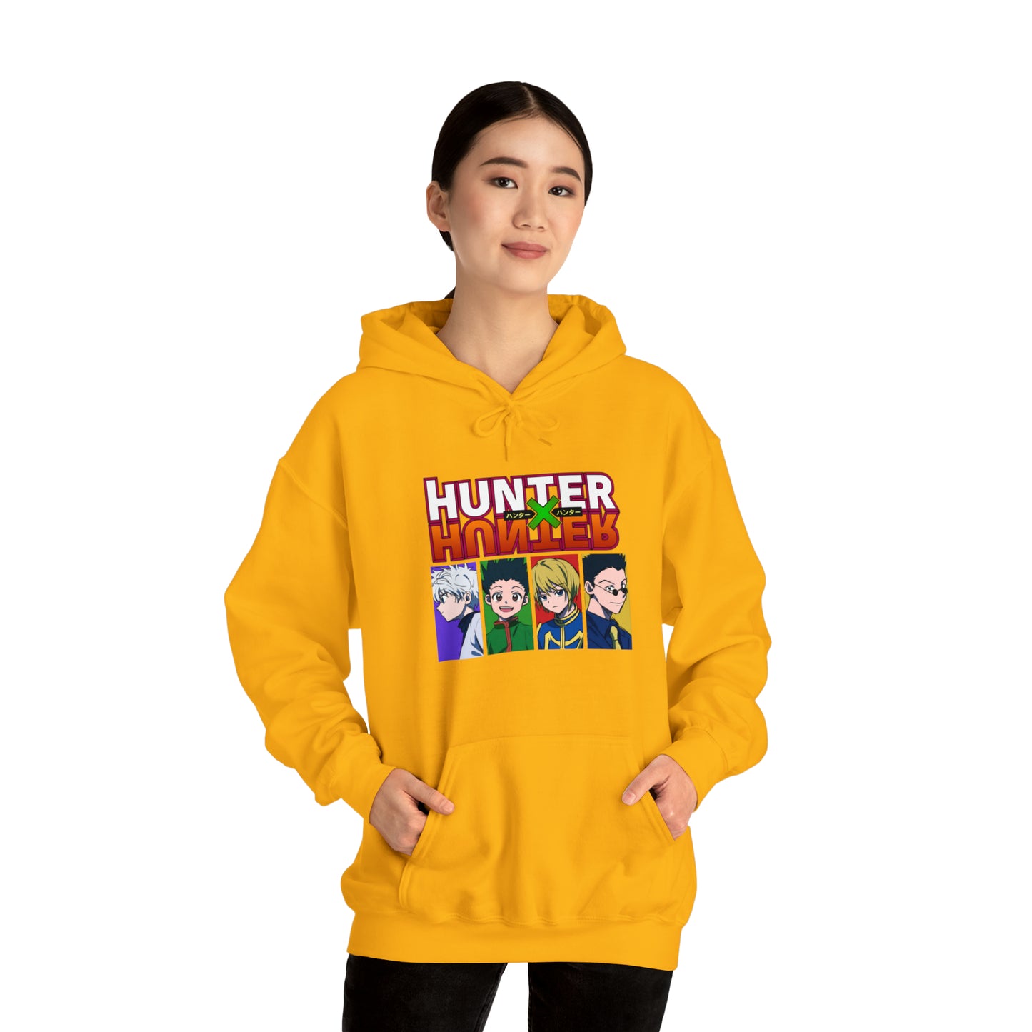 3MLLC | Hunter X Hunter Killua Gon Kurapika Leorio Anime Manga Hoodie Unisex Heavy Blend™ Hooded Sweatshirt