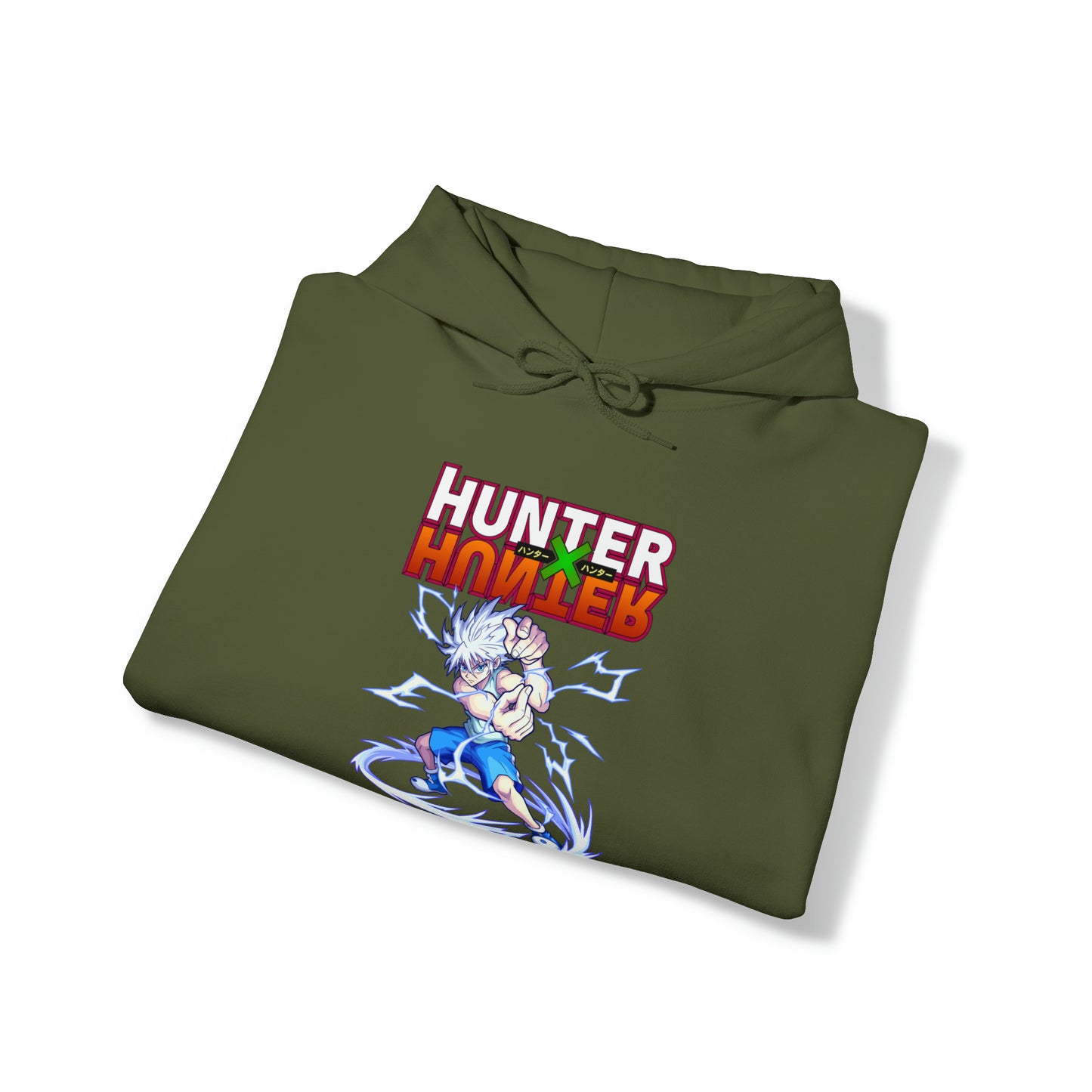 3MLLC | Killua Zoldyck Hunter X Hunter Anime Manga Hoodie Unisex Heavy Blend™ Hooded Sweatshirt