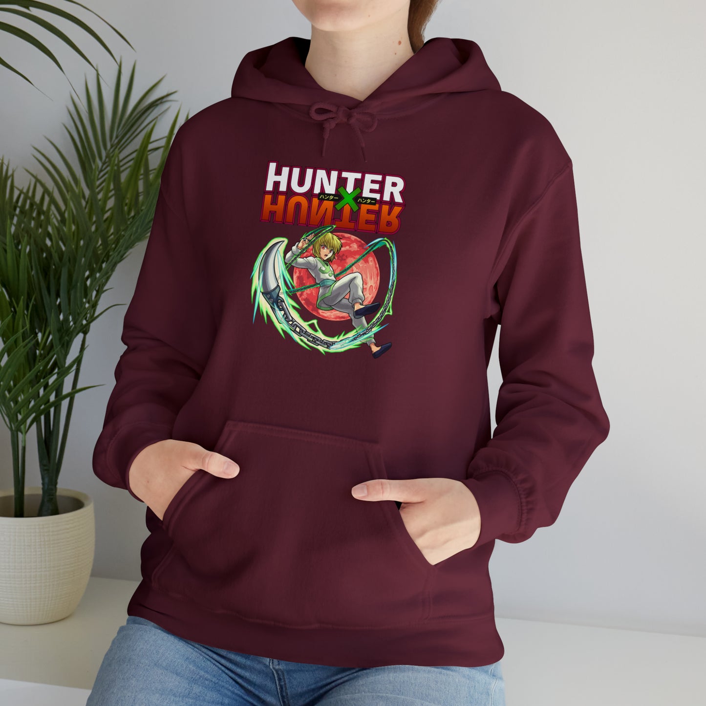 3MLLC | Kurapika Hunter X Hunter Anime Manga Hoodie Unisex Heavy Blend™ Hooded Sweatshirt