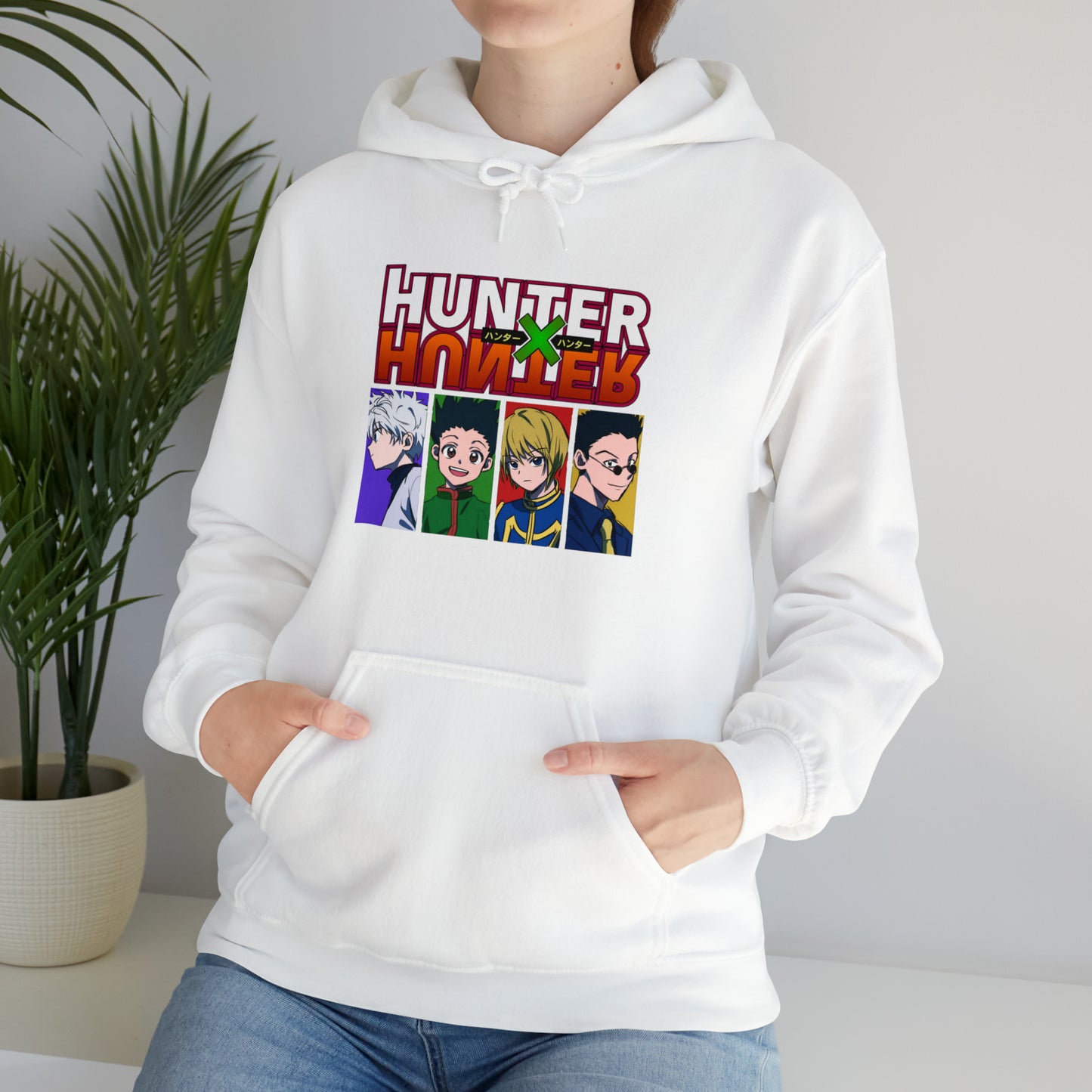 3MLLC | Hunter X Hunter Killua Gon Kurapika Leorio Anime Manga Hoodie Unisex Heavy Blend™ Hooded Sweatshirt