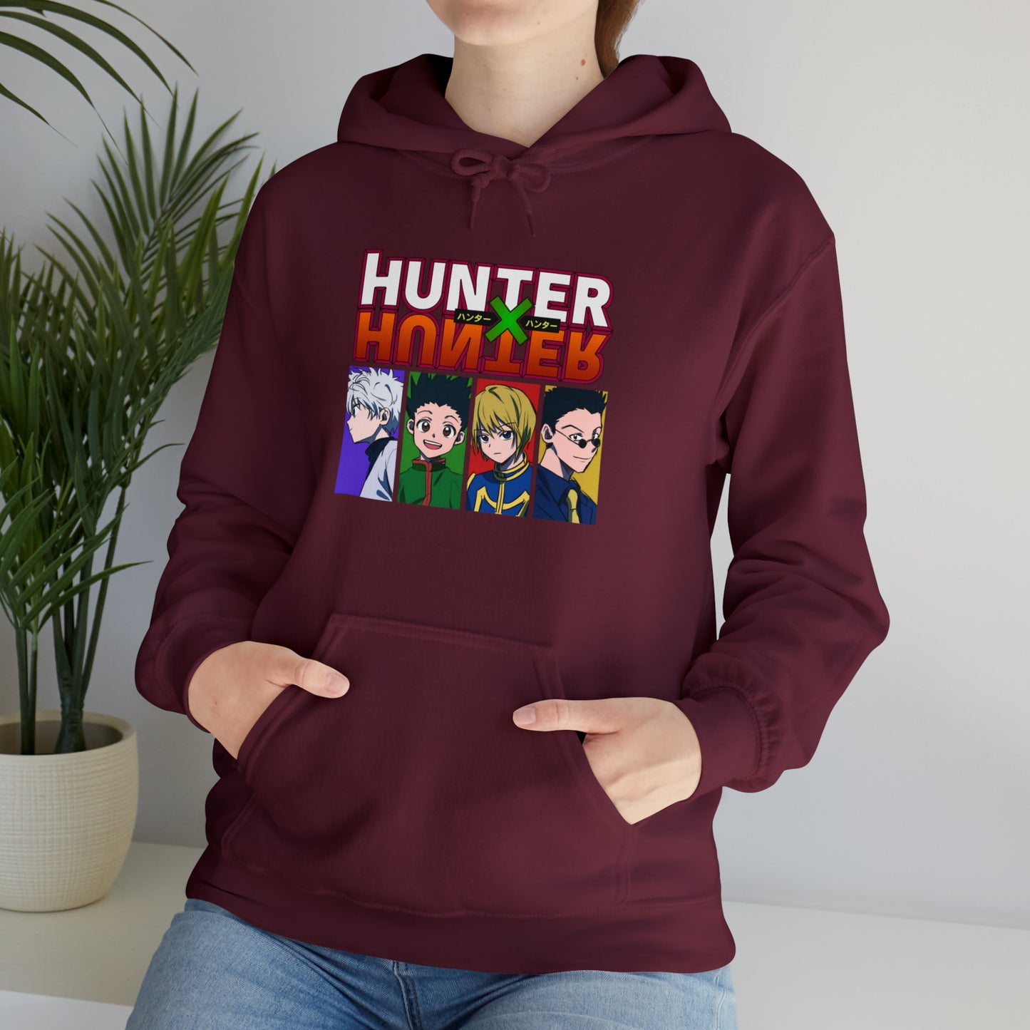 3MLLC | Hunter X Hunter Killua Gon Kurapika Leorio Anime Manga Hoodie Unisex Heavy Blend™ Hooded Sweatshirt