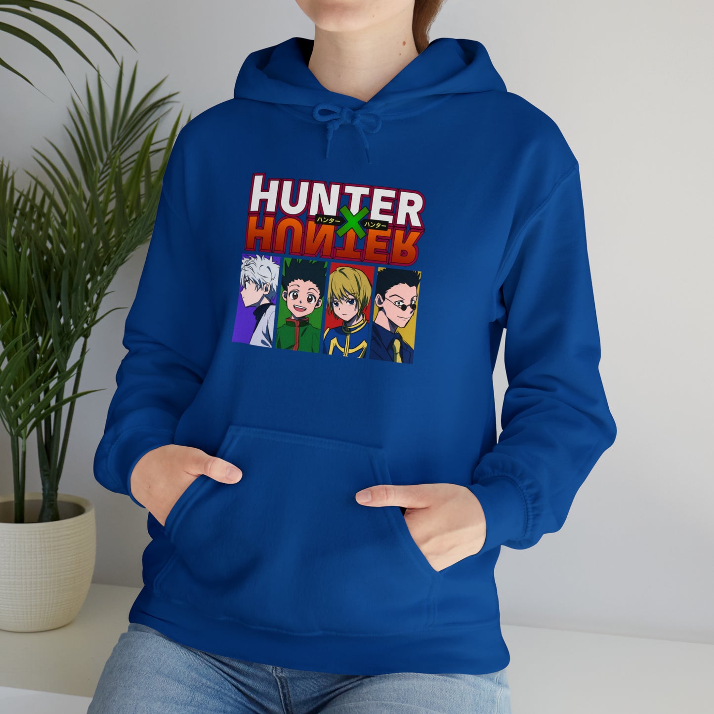 3MLLC | Hunter X Hunter Killua Gon Kurapika Leorio Anime Manga Hoodie Unisex Heavy Blend™ Hooded Sweatshirt