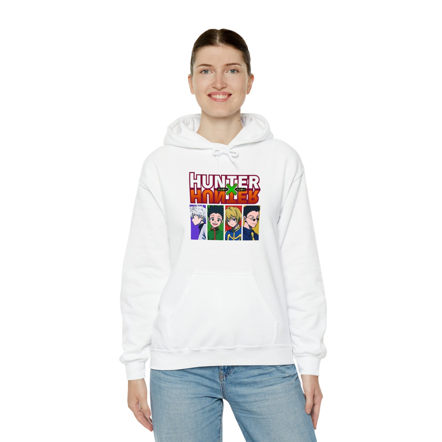 3MLLC | Hunter X Hunter Killua Gon Kurapika Leorio Anime Manga Hoodie Unisex Heavy Blend™ Hooded Sweatshirt