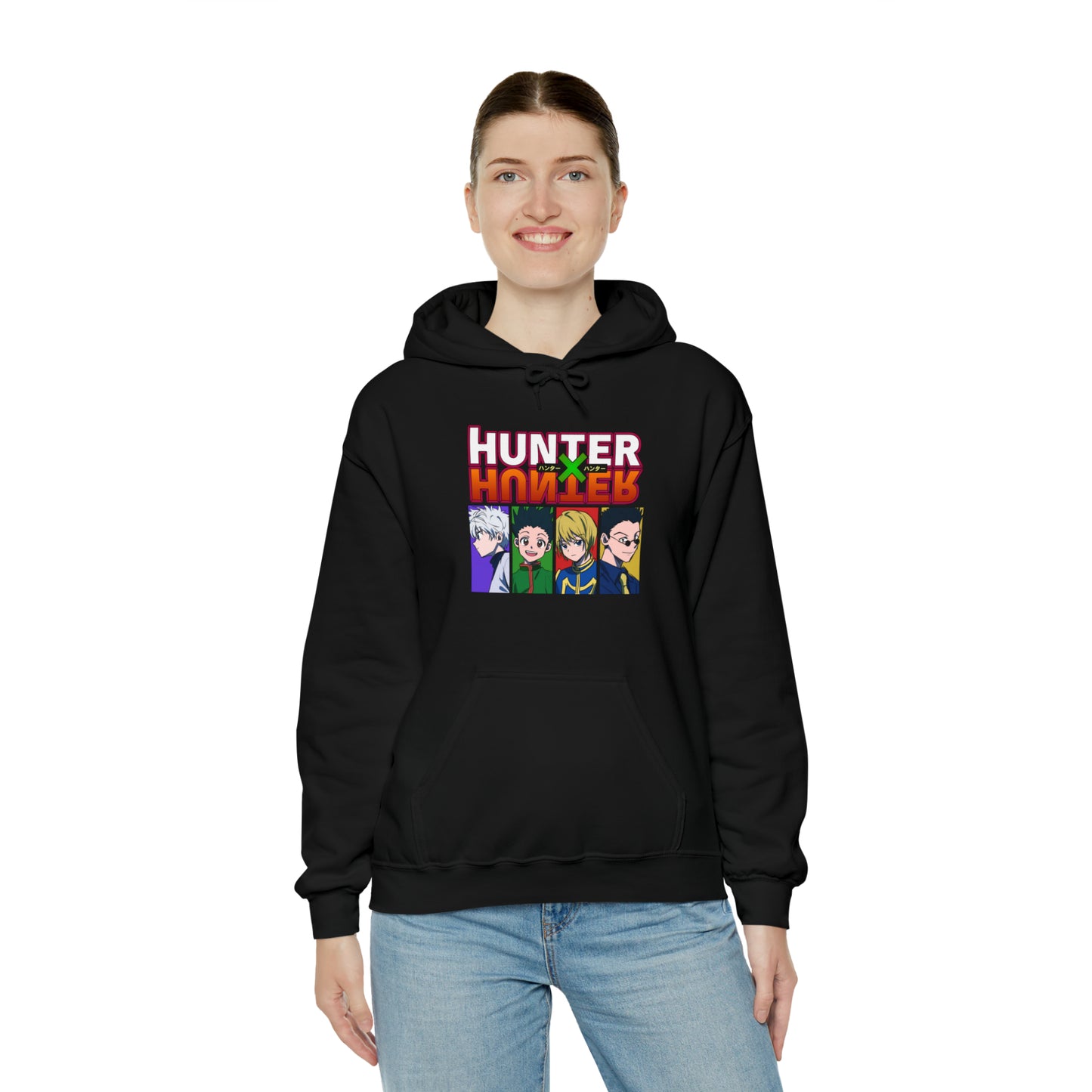 3MLLC | Hunter X Hunter Killua Gon Kurapika Leorio Anime Manga Hoodie Unisex Heavy Blend™ Hooded Sweatshirt