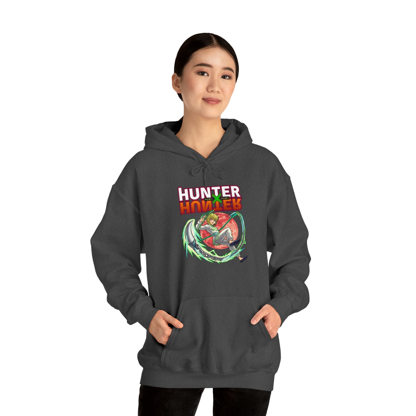 3MLLC | Kurapika Hunter X Hunter Anime Manga Hoodie Unisex Heavy Blend™ Hooded Sweatshirt
