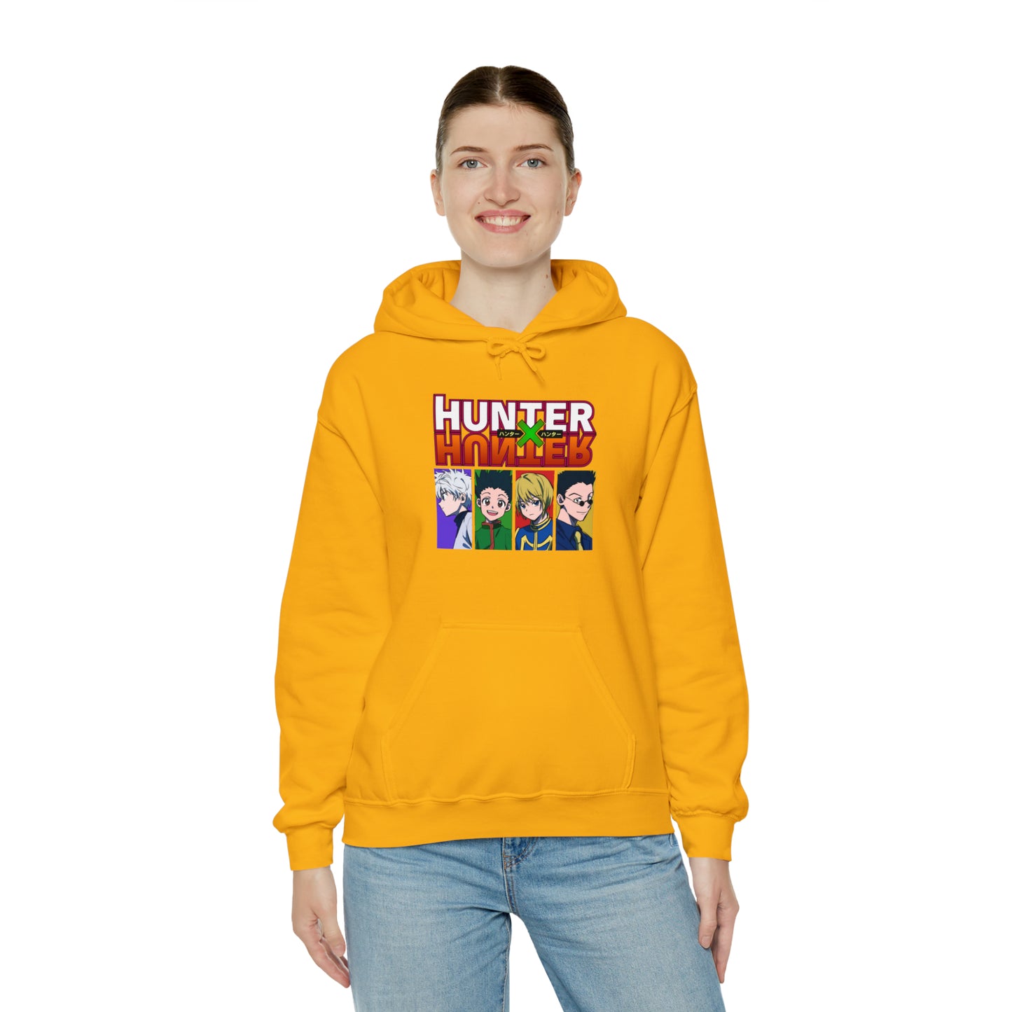 3MLLC | Hunter X Hunter Killua Gon Kurapika Leorio Anime Manga Hoodie Unisex Heavy Blend™ Hooded Sweatshirt