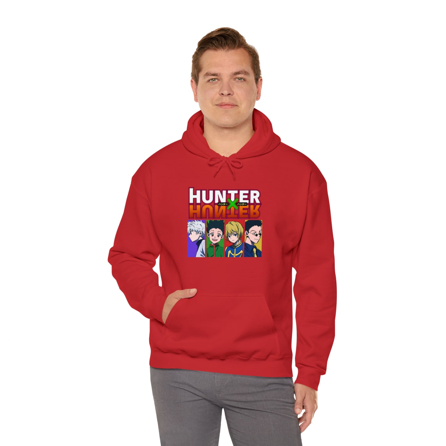 3MLLC | Hunter X Hunter Killua Gon Kurapika Leorio Anime Manga Hoodie Unisex Heavy Blend™ Hooded Sweatshirt
