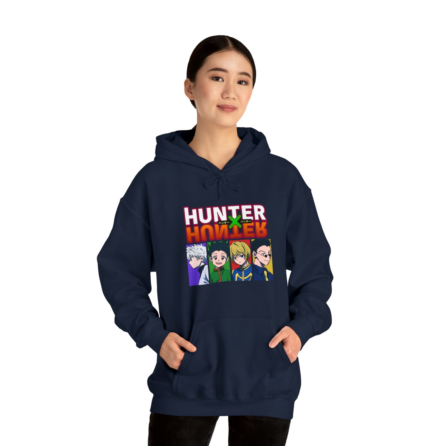 3MLLC | Hunter X Hunter Killua Gon Kurapika Leorio Anime Manga Hoodie Unisex Heavy Blend™ Hooded Sweatshirt