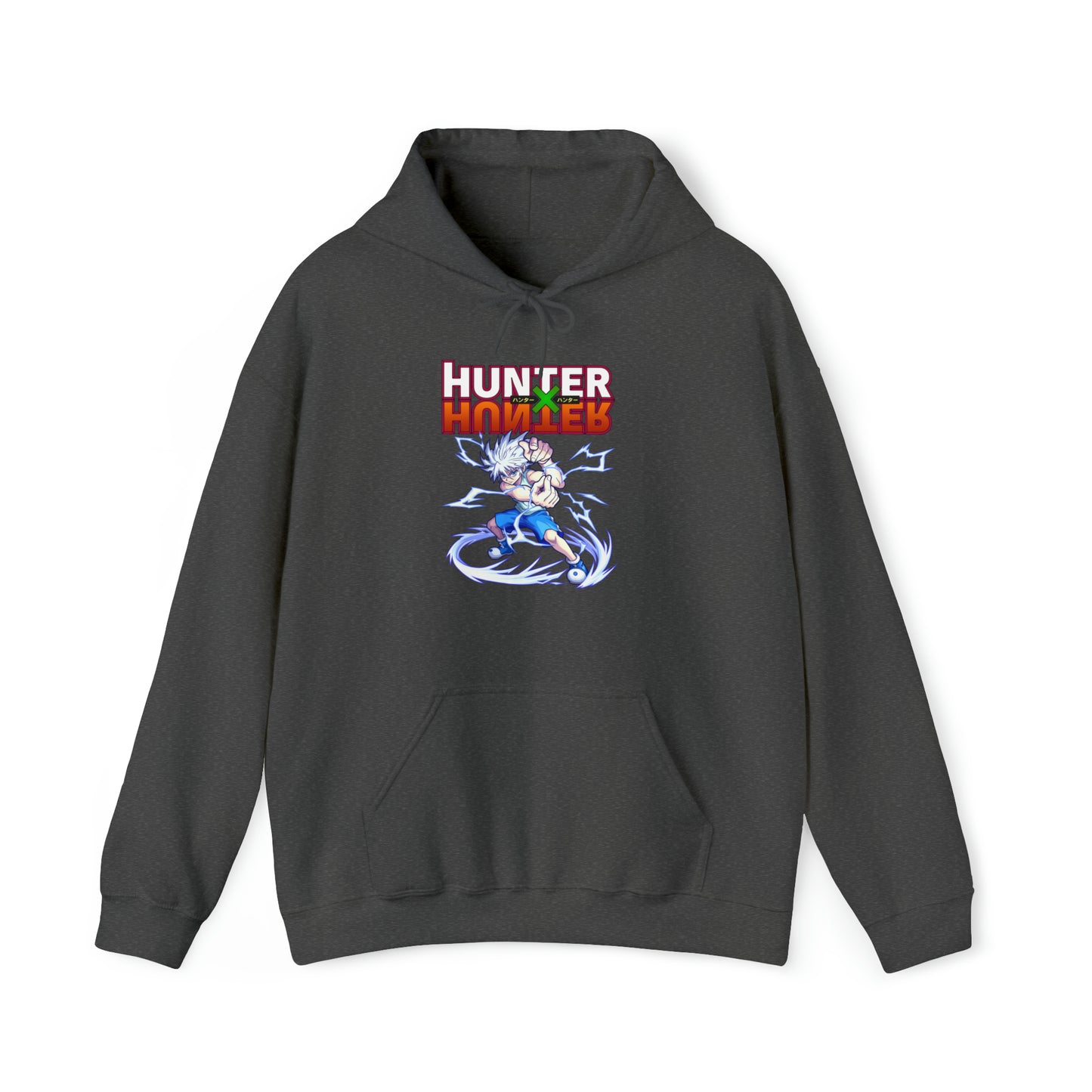 3MLLC | Killua Zoldyck Hunter X Hunter Anime Manga Hoodie Unisex Heavy Blend™ Hooded Sweatshirt
