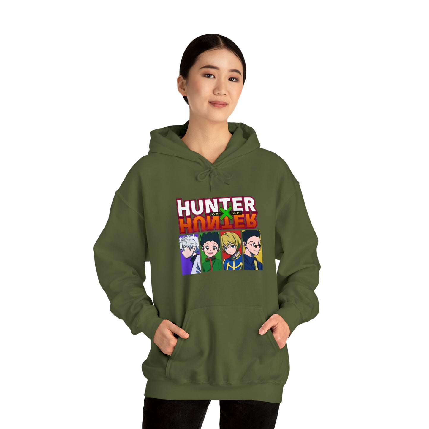 3MLLC | Hunter X Hunter Killua Gon Kurapika Leorio Anime Manga Hoodie Unisex Heavy Blend™ Hooded Sweatshirt