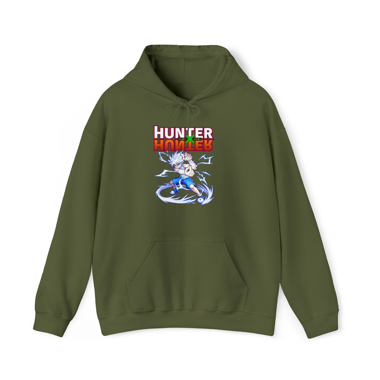 3MLLC | Killua Zoldyck Hunter X Hunter Anime Manga Hoodie Unisex Heavy Blend™ Hooded Sweatshirt