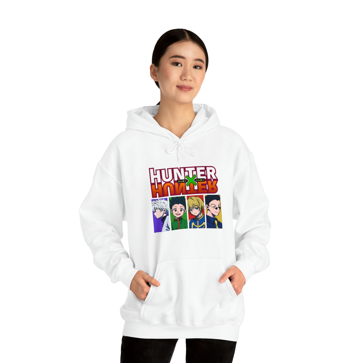 3MLLC | Hunter X Hunter Killua Gon Kurapika Leorio Anime Manga Hoodie Unisex Heavy Blend™ Hooded Sweatshirt