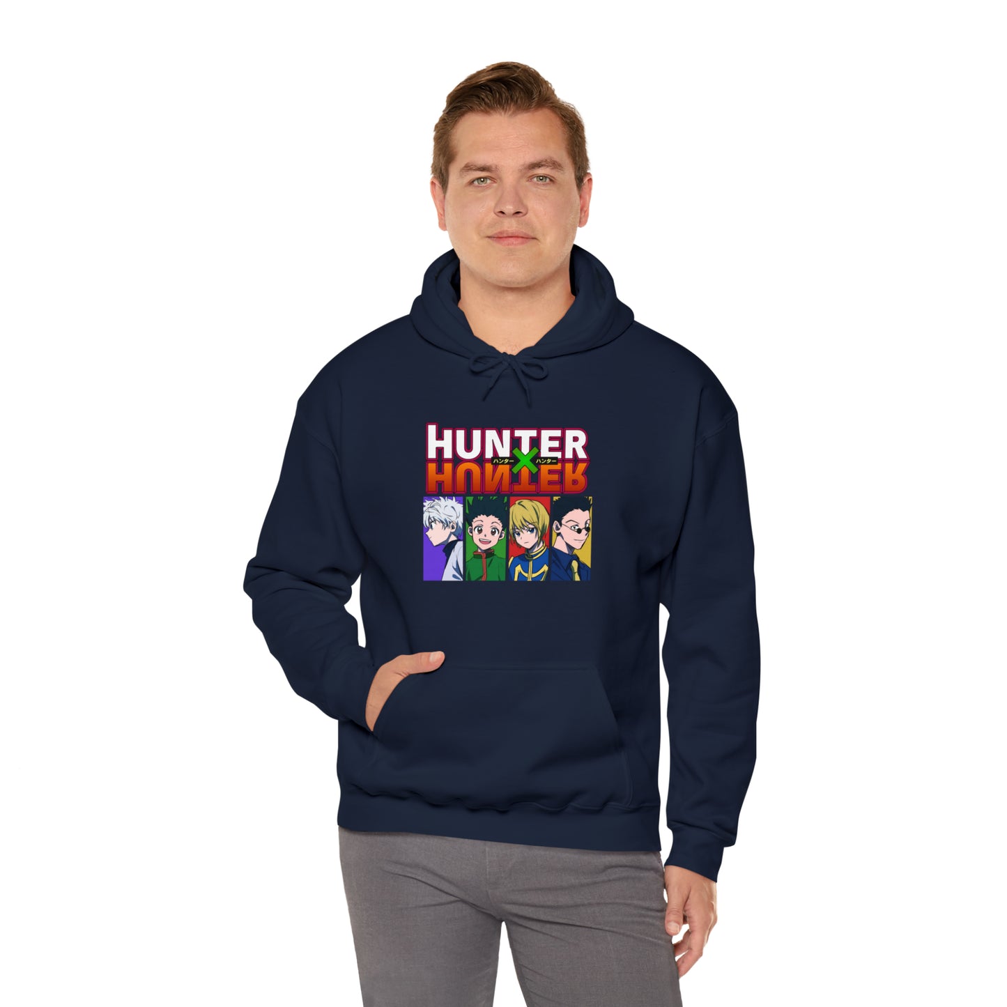 3MLLC | Hunter X Hunter Killua Gon Kurapika Leorio Anime Manga Hoodie Unisex Heavy Blend™ Hooded Sweatshirt