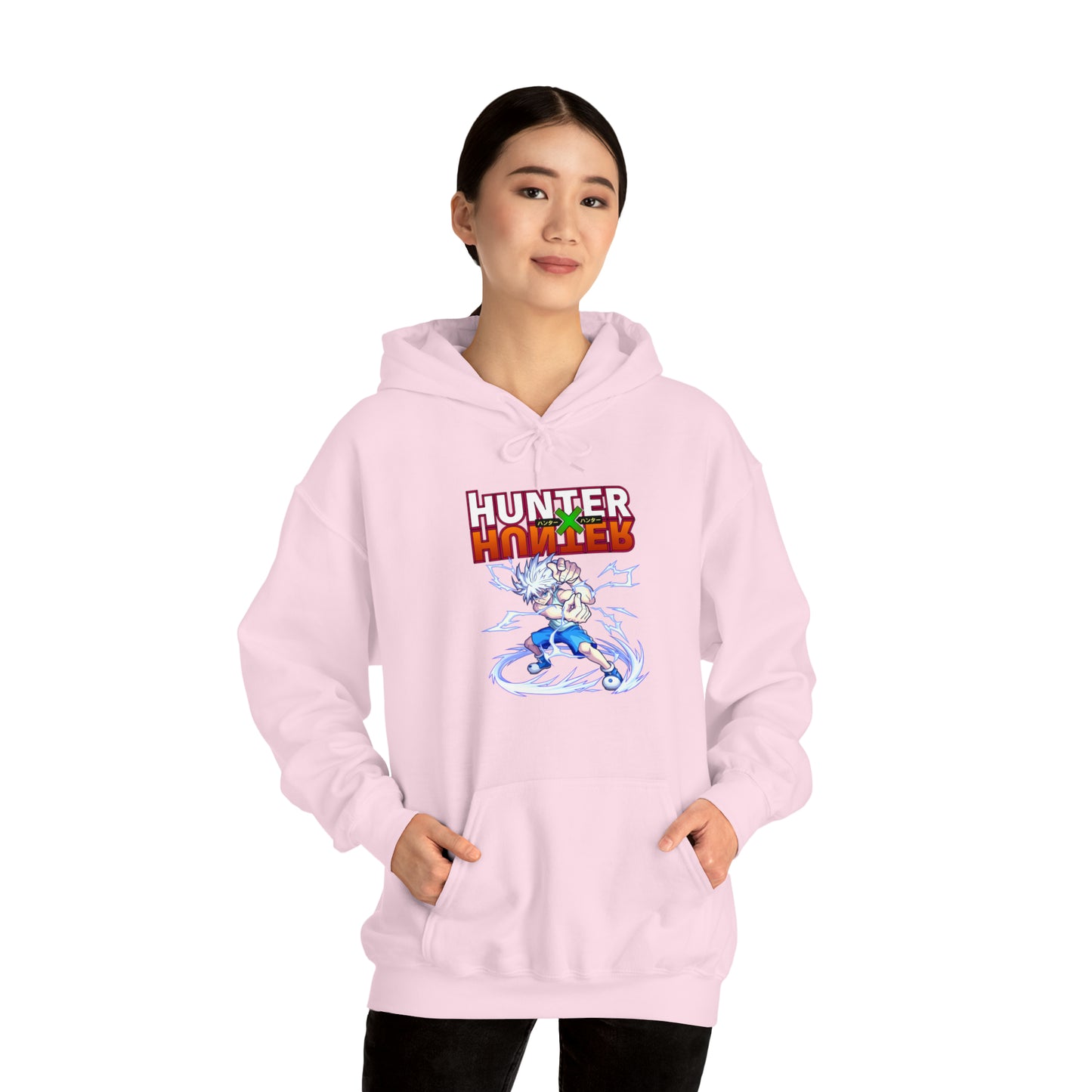 3MLLC | Killua Zoldyck Hunter X Hunter Anime Manga Hoodie Unisex Heavy Blend™ Hooded Sweatshirt