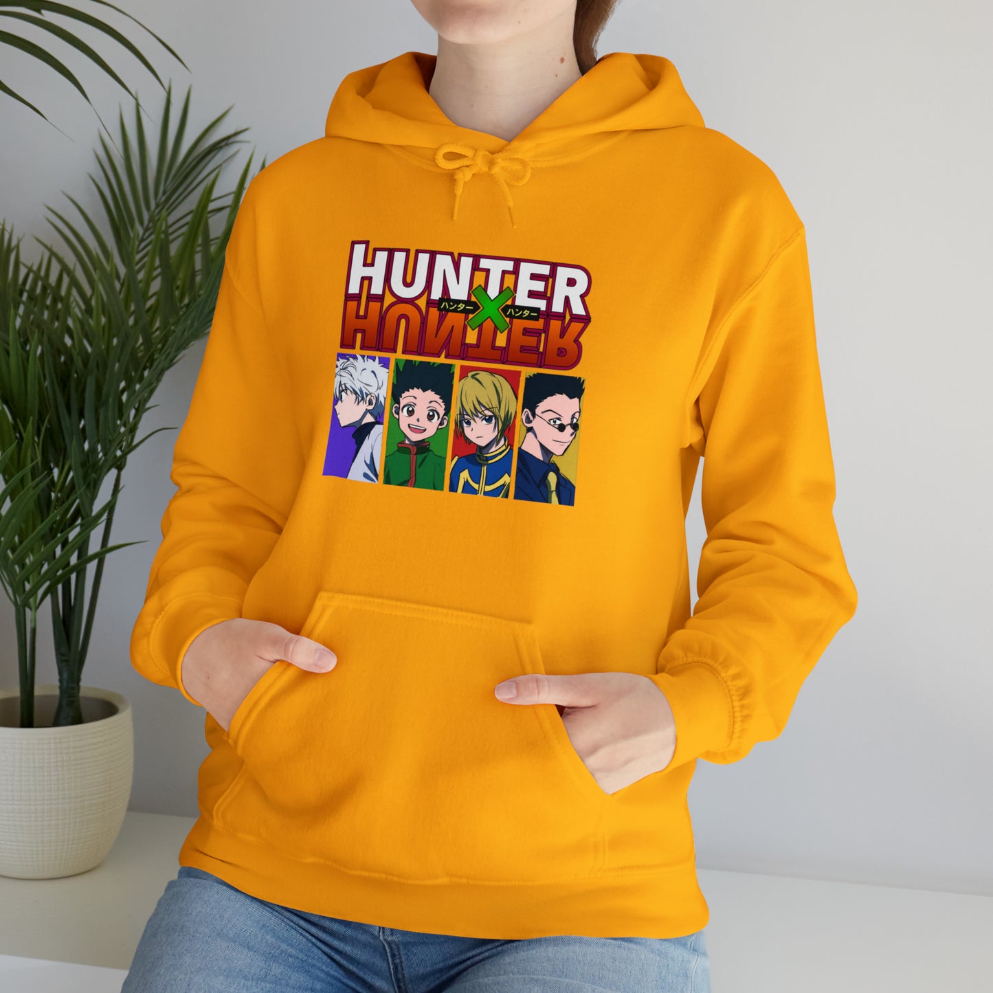 3MLLC | Hunter X Hunter Killua Gon Kurapika Leorio Anime Manga Hoodie Unisex Heavy Blend™ Hooded Sweatshirt