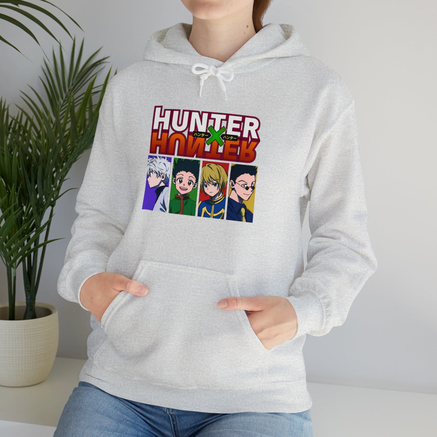 3MLLC | Hunter X Hunter Killua Gon Kurapika Leorio Anime Manga Hoodie Unisex Heavy Blend™ Hooded Sweatshirt