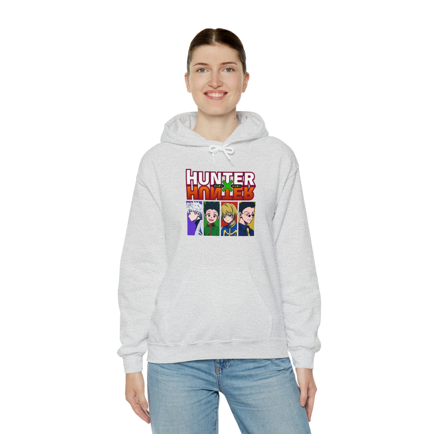 3MLLC | Hunter X Hunter Killua Gon Kurapika Leorio Anime Manga Hoodie Unisex Heavy Blend™ Hooded Sweatshirt