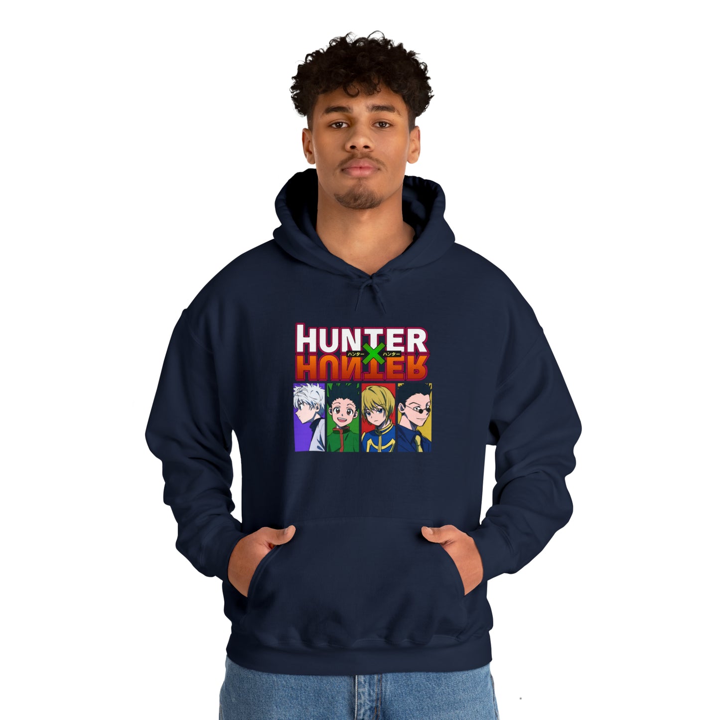 3MLLC | Hunter X Hunter Killua Gon Kurapika Leorio Anime Manga Hoodie Unisex Heavy Blend™ Hooded Sweatshirt