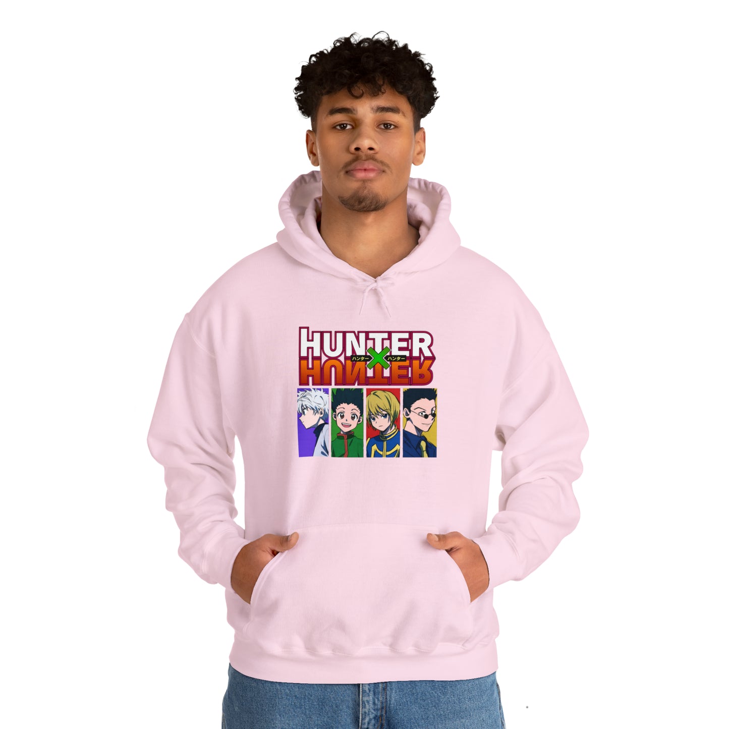 3MLLC | Hunter X Hunter Killua Gon Kurapika Leorio Anime Manga Hoodie Unisex Heavy Blend™ Hooded Sweatshirt
